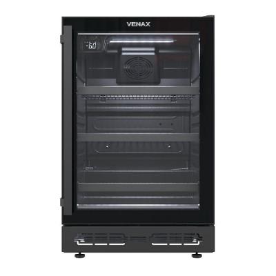 Cervejeira Venax Top Light In 100 82L Com Opção De Embutir 34 Garrafas Preto Fosco 127V