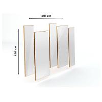 Cristaleira Vicenza Com Aparador Buffet Veneza E Espelho Isadora Ype Off White - New Ceval - 2