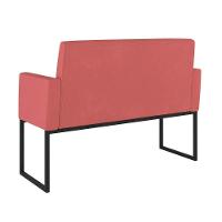 Kit 2 Poltronas + Namoradeira 2 Lugares Para Recepção Rosa - 5