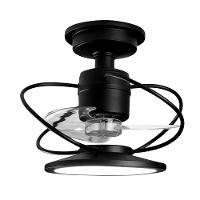 Ventilador De Teto Treviso Preto Fosco Confort Led Bivolt - 2