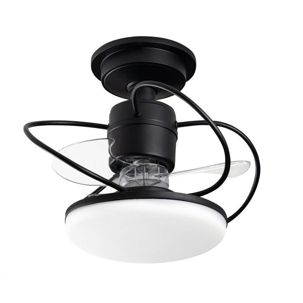 Ventilador De Teto Treviso Preto Fosco Elegance Led Ctrl Rem - 1