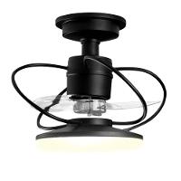 Ventilador De Teto Treviso Preto Fosco Elegance Led Ctrl Rem - 2
