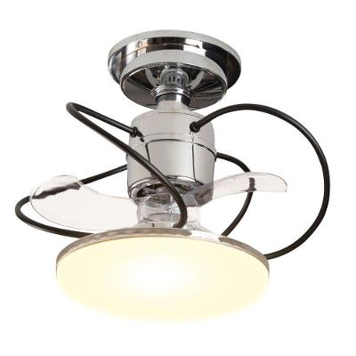 Ventilador de Teto com LED Treviso 48W Hélice 37cm Prata Elegance Bivolt