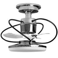 Ventilador De Teto Treviso Cromado Elegance Led Bivolt - 2