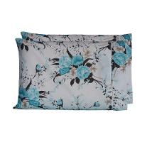 Par De Fronhas 70cm X 50cm 2 Peças Esmeralda 100% Algodão Percal 150 Fios Cor:verdetiffany - 1