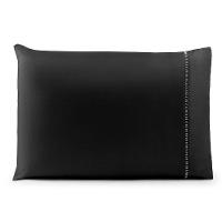 Fronha Avulsa 70cm X 50cm 1 Peça Laura 100% Poliéster Toque Percal 200 Fios Cor:preto - 1