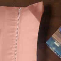 Fronha Avulsa 70cm X 50cm 1 Peça Laura 100% Poliéster Toque Percal 200 Fios Cor:rosê - 2