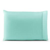 Fronha Avulsa 70cm X 50cm 1 Peça Laura 100% Poliéster Toque Percal 200 Fios Cor:verdetiffany - 1