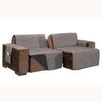 Protetor De Sofá Assento 1,80m Retrátil 100% Poliéster Cor:cinzapreto - 1