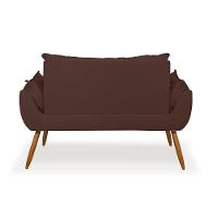 Kit Namoradeira Opala Sala Quarto e 02 Poltronas Balaqui Decor Marrom - 2