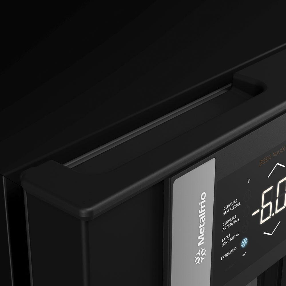 Cervejeira Beer Maxx One Inverter 98l Porta Preto Onix Digital +2 A -6ºc Vn12tpp 220v - Metalfrio - 4