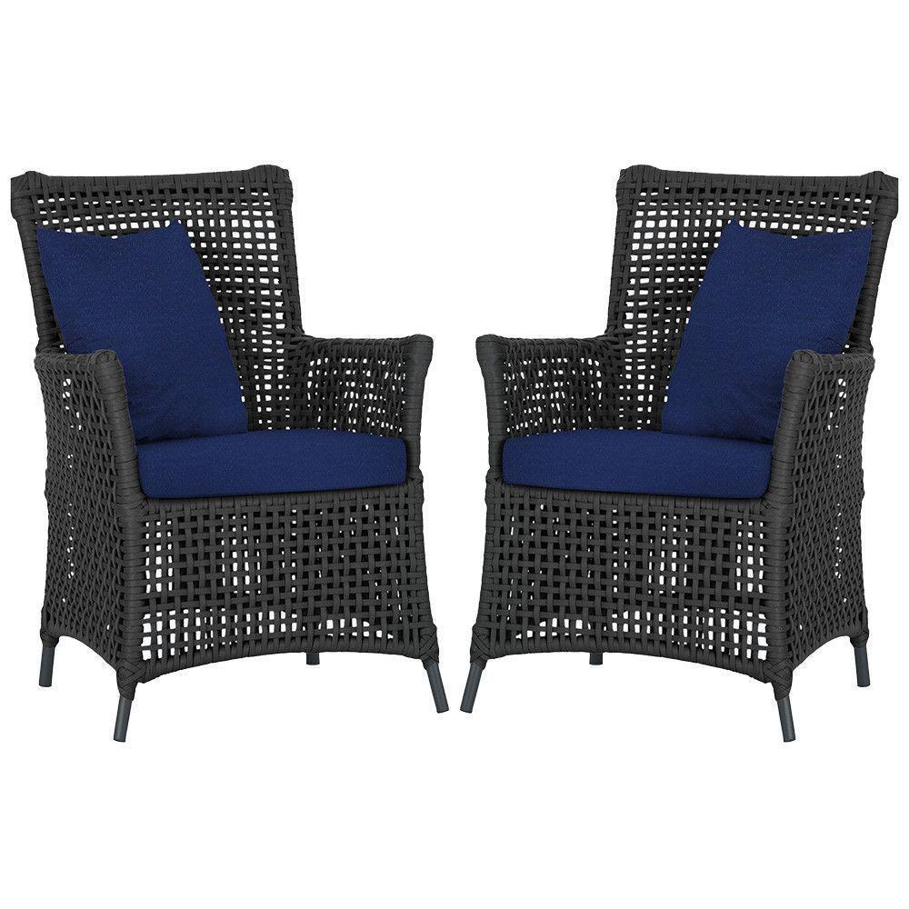 Poltronas Igapó Alumínio Pintura Preta Corda Náutica E10 Preto - 1