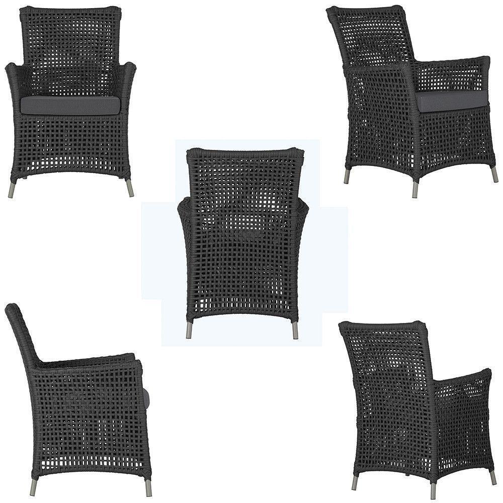 Poltronas Igapó Alumínio Micro Pintura Fendi Corda Náutica E Preto - 3