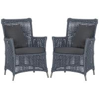 Poltronas Igapó Alumínio Micro Pintura Fendi Corda Náutica E Prata - 1