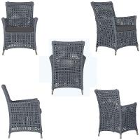 Poltronas Igapó Alumínio Micro Pintura Fendi Corda Náutica E Prata - 2