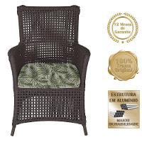 Poltronas Igapó Alumínio Pintura Marrom Corda Náutica E5 Marrom - 5