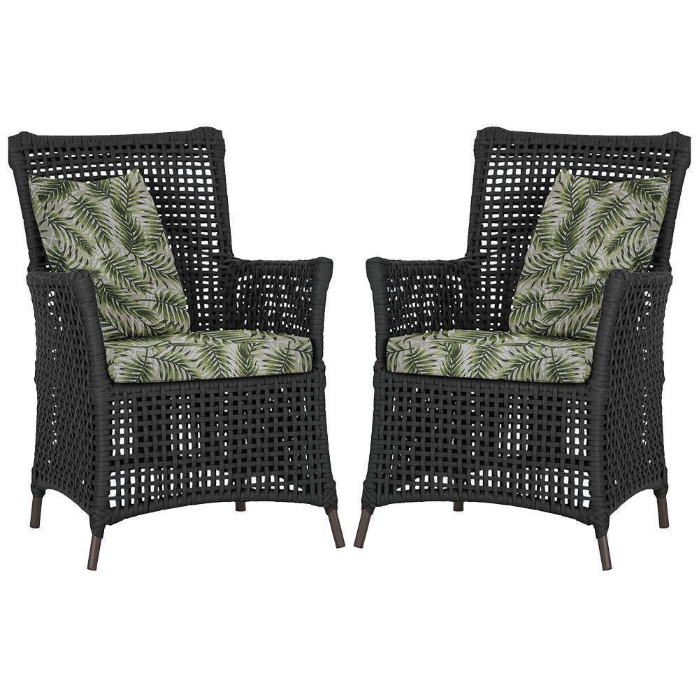 Poltronas Igapó Alumínio Pintura Marrom Corda Náutica E5 Preto - 1