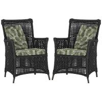 Poltronas Igapó Alumínio Pintura Marrom Corda Náutica E5 Preto - 1