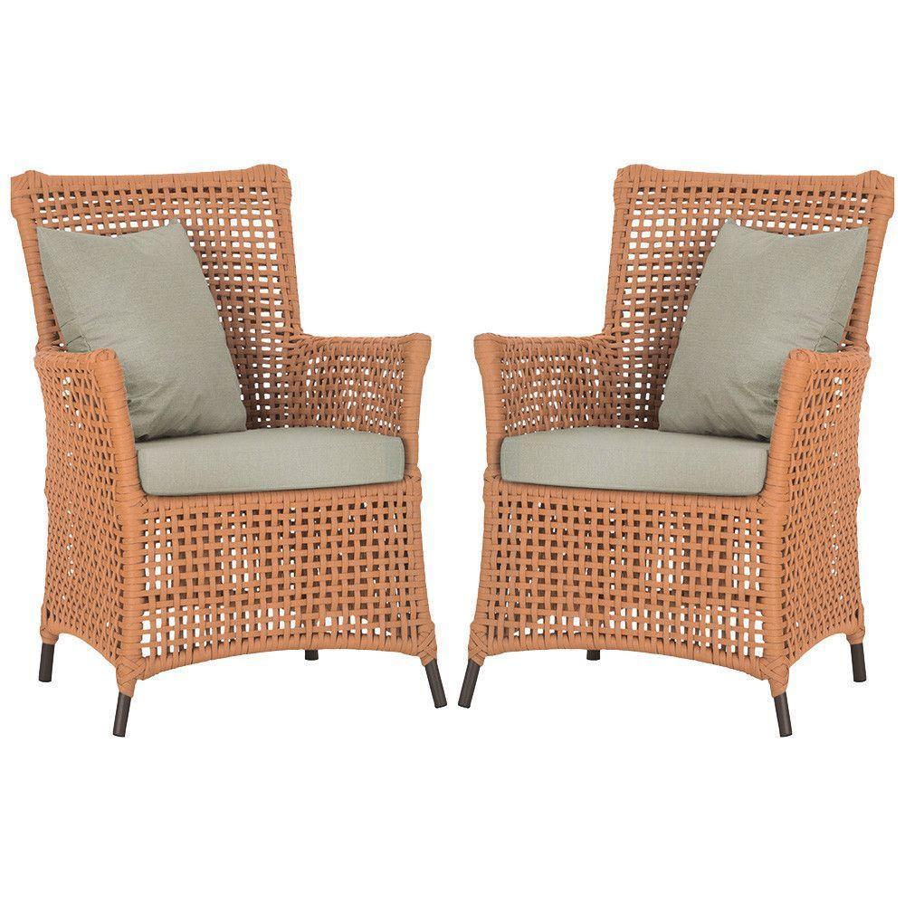 Poltronas Igapó Alumínio Pintura Marrom Corda Náutica E7 Terra Cota - 1