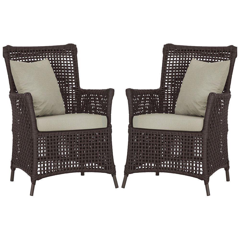 Poltronas Igapó Alumínio Pintura Marrom Corda Náutica E7 Marrom - 1