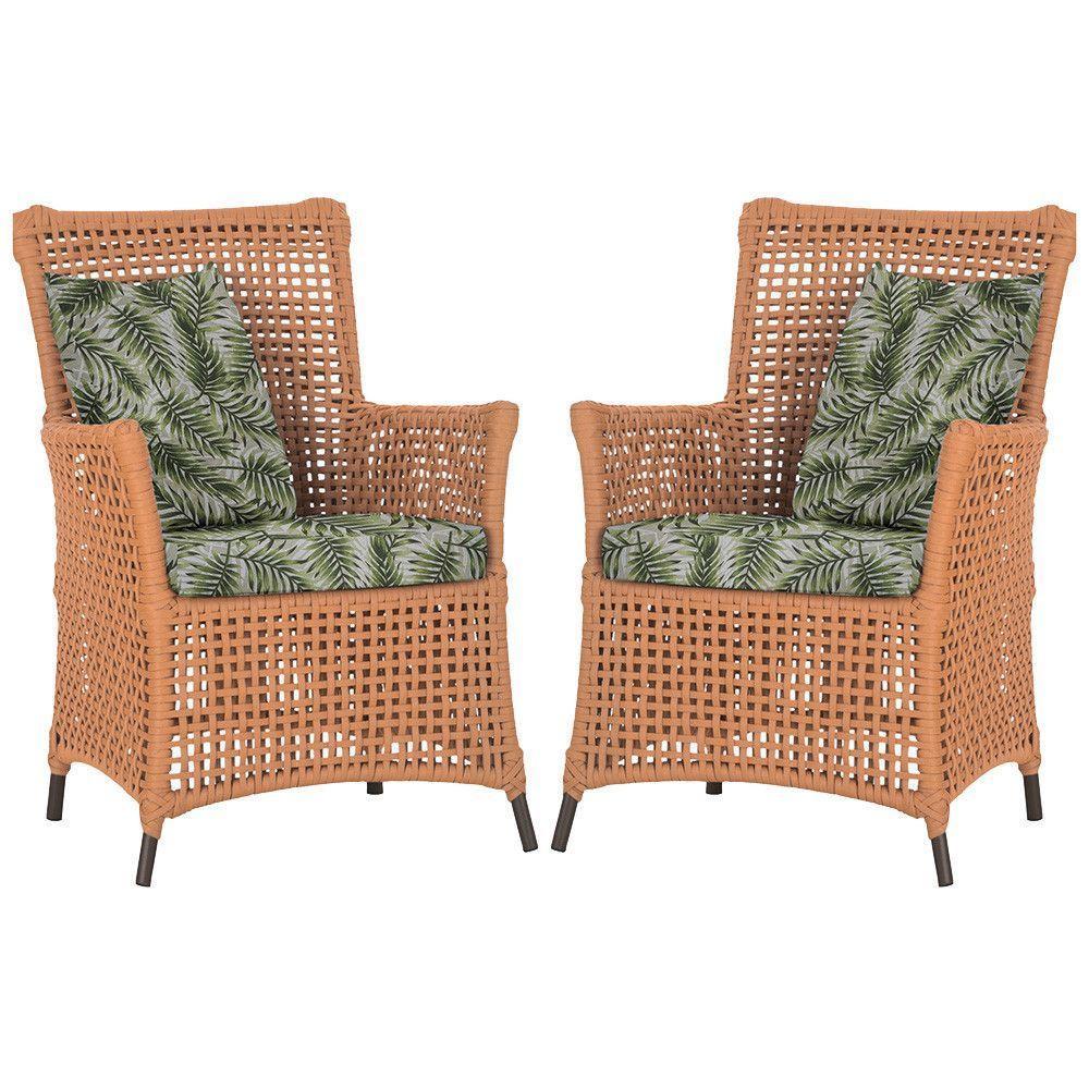 Poltronas Igapó Alumínio Pintura Marrom Corda Náutica E5 Terra Cota - 1