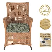 Poltronas Igapó Alumínio Pintura Marrom Corda Náutica E5 Terra Cota - 5