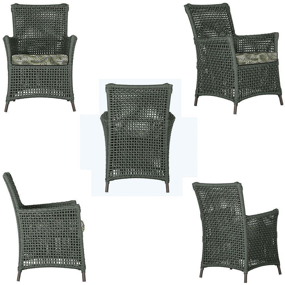 Poltronas Igapó Alumínio Pintura Marrom Corda Náutica E5 Verde - 2