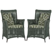 Poltronas Igapó Alumínio Pintura Marrom Corda Náutica E5 Verde - 1