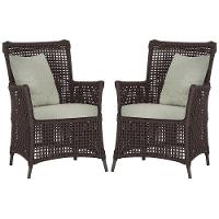 Poltronas Igapó Alumínio Pintura Marrom Corda Náutica E3 Marrom - 1