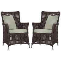 Poltronas Igapó Alumínio Pintura Fendi Corda Náutica E3 Marrom - 1