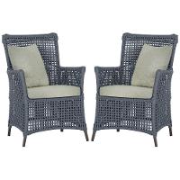 Poltronas Igapó Alumínio Pintura Marrom Corda Náutica E3 Prata - 1