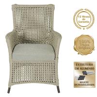 Poltronas Igapó Alumínio Pintura Marrom Corda Náutica E3 Rami - 5