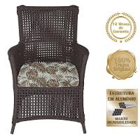 Poltronas Igapó Alumínio Pintura Marrom Corda Náutica E6 Marrom - 5