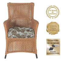 Poltronas Igapó Alumínio Pintura Marrom Corda Náutica E6 Terra Cota - 5