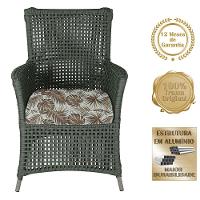 Poltronas Igapó Alumínio Pintura Fendi Corda Náutica E6 Verde