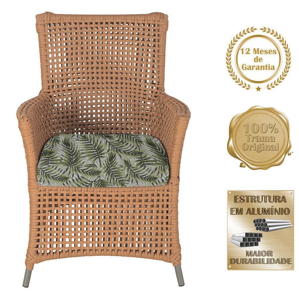 Poltronas Igapó Alumínio Pintura Fendi Corda Náutica E5 Terra Cota - 3