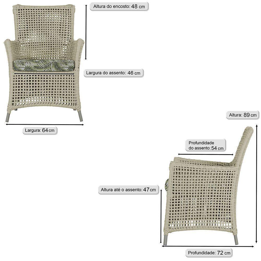 Poltronas Igapó Alumínio Pintura Fendi Corda Náutica E5 Rami - 6