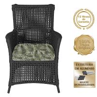 Poltronas Igapó Alumínio Pintura Preta Corda Náutica E5 Preto - 5