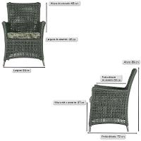 Poltronas Igapó Alumínio Pintura Fendi Corda Náutica E5 Verde - 5