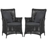 Poltronas Igapó Alumínio Pintura Preta Corda Náutica E11 Preto - 1