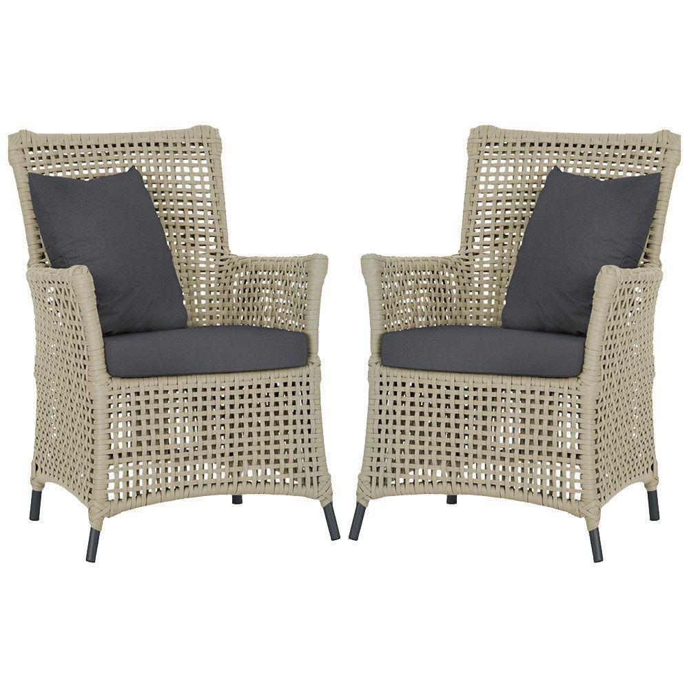 Poltronas Igapó Alumínio Pintura Preta Corda Náutica E11 Rami - 1