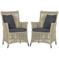 Poltronas Igapó Alumínio Pintura Preta Corda Náutica E11 Rami - 1