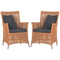 Poltronas Igapó Alumínio Micro Pintura Fendi Corda Náutica E Terra Cota - 1