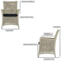 Poltronas Igapó Alumínio Pintura Fendi Corda Náutica E12 Rami - 3