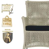 Poltronas Igapó Alumínio Pintura Fendi Corda Náutica E12 Rami - 6