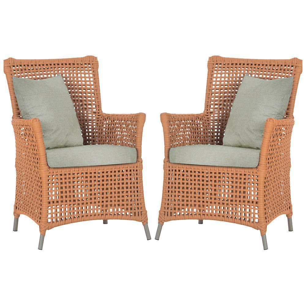 Poltronas Igapó Alumínio Pintura Fendi Corda Náutica E3 Terra Cota - 1