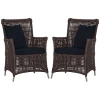 Poltronas Igapó Alumínio Pintura Fendi Corda Náutica E12 Marrom - 1