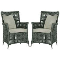 Poltronas Igapó Alumínio Pintura Fendi Corda Náutica E3 Verde - 1