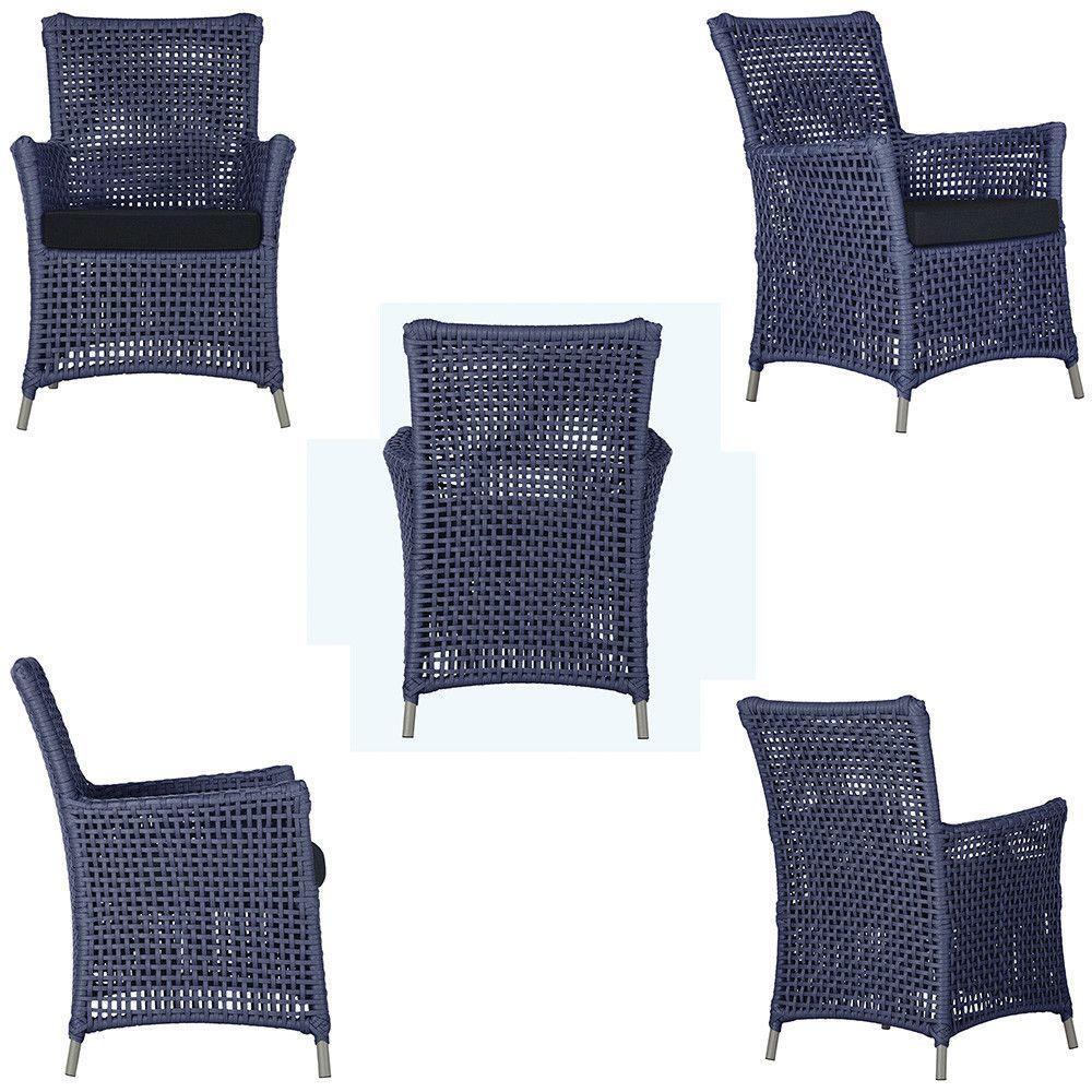 Poltronas Igapó Alumínio Pintura Fendi Corda Náutica E12 Azul - 3