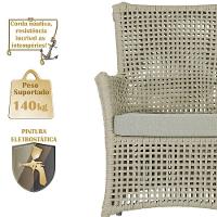 Poltronas Igapó Alumínio Pintura Fendi Corda Náutica E3 Rami